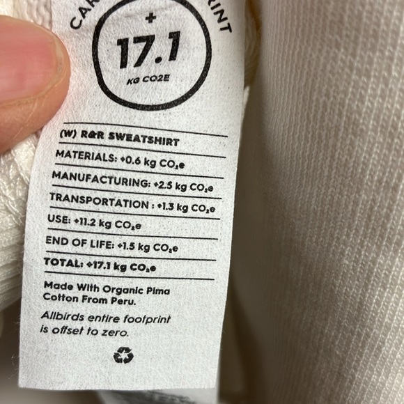 Allbirds Athletic/Athleisure Crewneck Sweatshirt, NWT! - Picture 10 of 11
